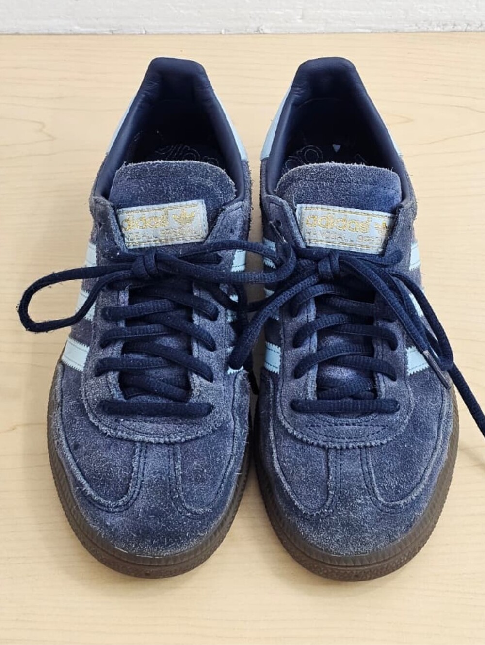 Adidas Originals Handball Spezial Sneakers Collegiate Navy Clear Sky, 6.5 - Picture 8 of 13